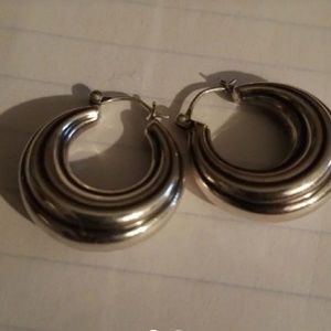 925 Sterling Silver Hoop Earrings